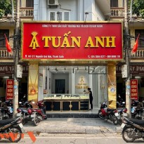 Thiết kế tiệm vàng Tuấn Anh tại Hà Nội
